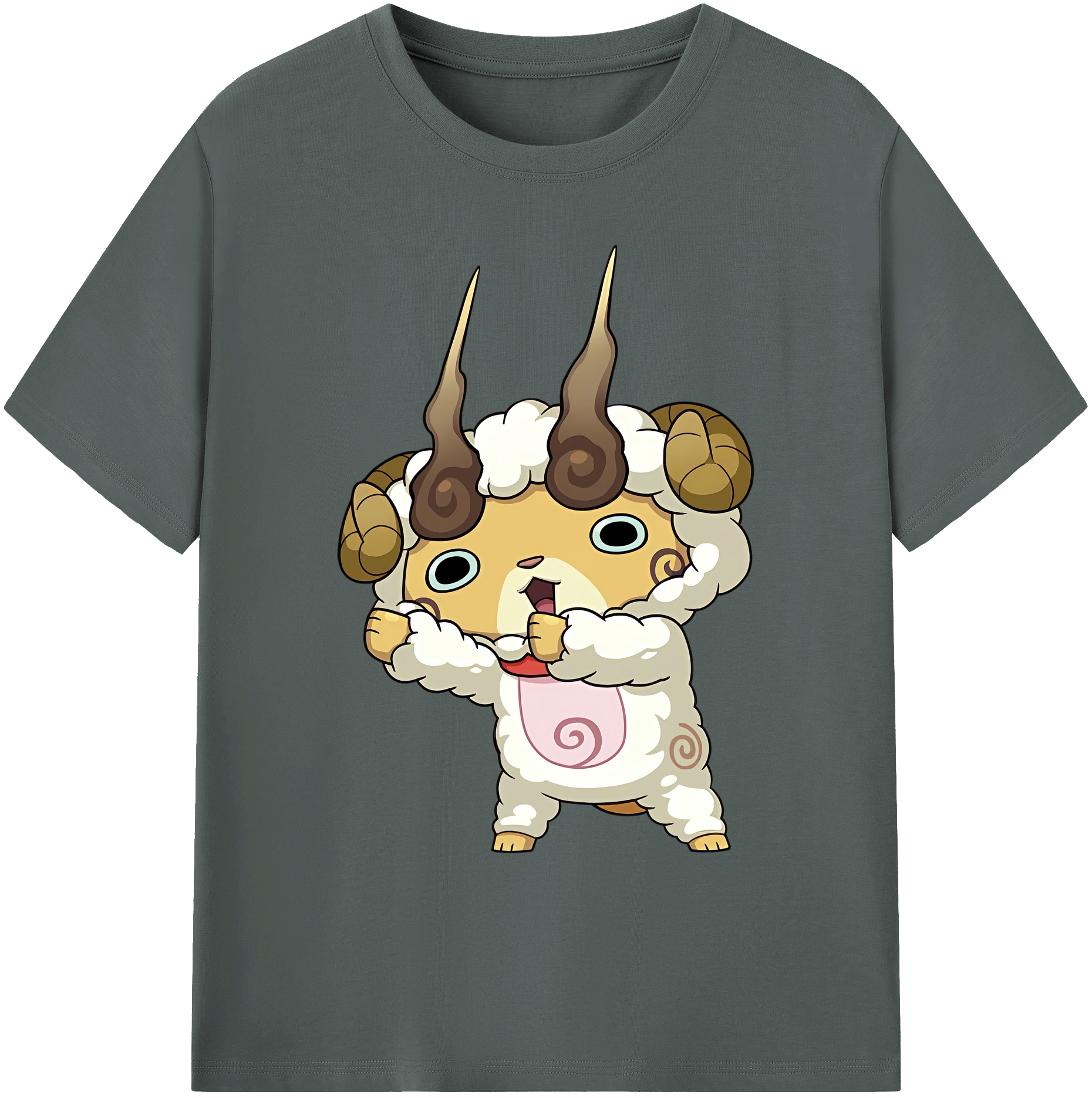 （画像用） 妖怪ウォッチ Yo-kai Watch 綿100％ メンズ半袖Tシャツ｜肌触りやわらか＆通気性
